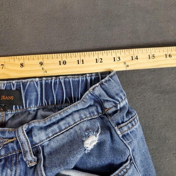 Risen Jeans Womens Small 26x25 Distressed Skinny Mid Rise Denim Los Angeles - Picture 3 of 16